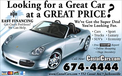 Costal Cars - Yellow Page Ad